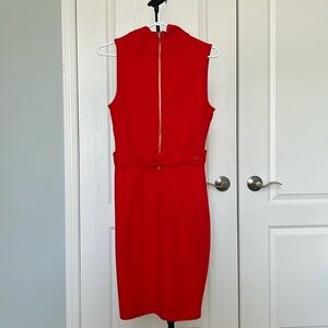 Revamped red dress